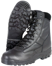 Mil-Com Black Patrol Full Leather Walking light Weight  Soft Ankle Boots picture