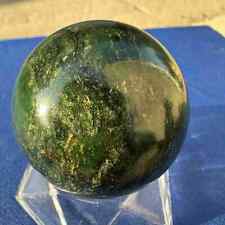 270g Natural Emerald Sphere Quartz Crystal Energy polished ball mineral Healing picture