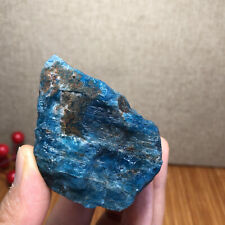 Natural Rough Blue apatite Stone lapis lazuli original Crystal specimens A1246 picture
