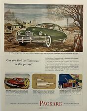 Magazine Ad Vintage 1949 Packard Eight Club Sedan 130 HP With Overdrive $2274 picture