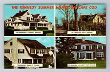 Cape Cod MA-Massachusetts, Kennedy Summer Homes, Antique, Vintage Postcard picture