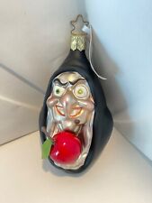 Old World Christmas INGE Glass Ornament Snow White’s Halloween Witch picture