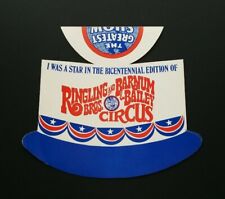1971 Ringling Bros. And Barnum & Bailey Circus Paper/ Cardboard HAT (Unused) picture