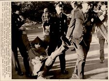 LG989 1972 Wire Photo PROTEST Westover Air Force Base MA Anti Vietnam War Event picture