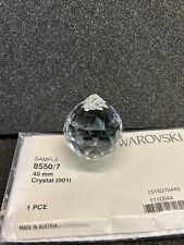 Swarovski Strass 8550 40mm Crystal Facetted Suncatcher Chandelier Ball picture