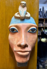 ANCIENT EGYPTIAN ANTIQUES Mask Large Of Pharaonic King Akhenaten to Hang On Wall picture