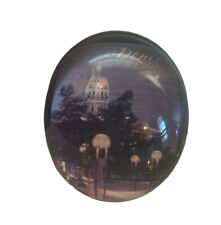 VTG  Denver Paperweight Colorado State Capital -Street -Dome  ACRYLIUM picture