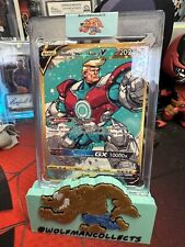Cyborg Mech Warrior DONALD TRUMP CARD Custom Parody Trading Card 2024 picture
