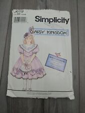 Simplicity Daisy Kingdom 0619 Girl's Dress & Doll Pattern - Size BB 5, 6, 6x picture