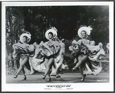 Peggy Connelly Floradora Girls Red Velvet Swing 8x10 photograph 1955 picture