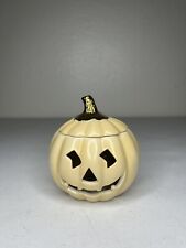 Vintage Lenox Pumpkin Jack O Lantern Tea Light Candleholder - Halloween Decor picture