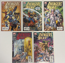 Avengers Next #1-5 Complete Run Marvel 2007 Lot of 5 NM-M 9.8 picture