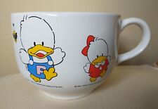 RARE Large Patsy Duck Mug Cup Multicolor White Sony Creative Products 1991 picture