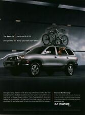 2004 PRINT AD - HYUNDAI THE SANTA FE - DROOPY EARED DOG HANGING OUT THE WINDOW picture