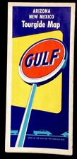 1949 Gulf Oil Highway Travel Road Map Of Arizona New Mexico picture
