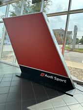 Stunning Original Audi Dealer Display Lit Sign 80” W X 85” H  R8 picture