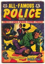 All-Famous Police Cases #9 1953-LB Cole cover G- picture