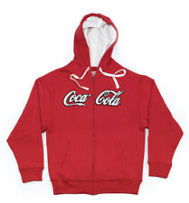 Coca-Cola Script Men's Full Zip Hoodie Sweter Small picture