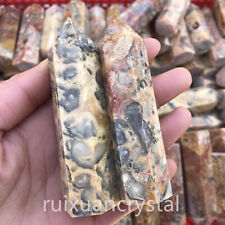 1pc Natural Crazy agate  quartz crystal obelisk wand point healing Wholesale picture