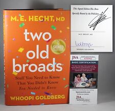 WHOOPI GOLDBERG SIGNED TWO OLD BROADS 1ST EDITION HARDCOVER BOOK AUTO +JSA COA picture