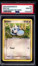 PSA 10 Dratini 2004 Pokemon Card 52/109 Team Rocket Returns picture