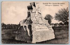 Washington DC~Arlington Cemetery~Spanish War Nurse Monument~Comrades~c1910 picture