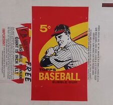 1959 Topps Baseball 5 cent Wrapper-( Lot of 3 ) REPRINT picture
