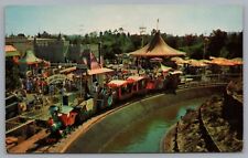 Disneyland Casey Jr Circus Train Fantasyland 1956 ASI Postcard picture