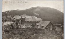 DALY WEST MINE c1910 park city ut original antique postcard utah mining history picture