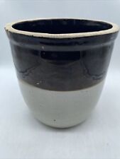 Stoneware Crock AQ-VTG Salt Glaze Brown & Oatmeal-2 Qt-8