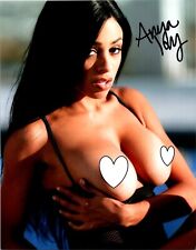 Anya Ivy Wow Super Sexy Hot Signed 8x10 Photo Adult Model COA Proof 167 picture