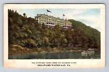 Delaware Water Gap PA-Pennsylvania, The Kittatinny Hotel, Vintage c1909 Postcard picture