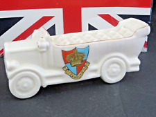 ANTIQUE/VINTAGE CRESTED CHINA, WORLD WAR 1.  STAFF CAR  *RARE* picture