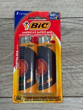 BIC Nostalgia Special Edition Series Lighters, Set of 2 NEW MUSIC RECORD picture