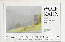 WOLF KAHN Morning on Farm Art Gallery Print Ad~1986 picture