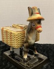 Vtg. 1950’s Anthropomorphic Donkey Dresser Valet Or Cigarette And Match Holder picture