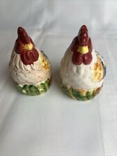 Alco Industries Cranbury NJ  Rooster Salt And Pepper Set picture