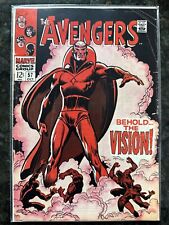 Avengers #57 1968 Key Marvel Comic Book 1st Appearance Of Vision 2nd App Ultron picture