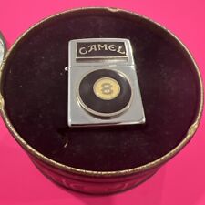 1995 Zippo Camel 8 Eight Ball Lighter with Original Advertising  Tin USED picture