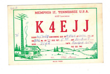 Ham Radio Vintage QSL Card     K4EJJ 1960 Memphis, Tennessee picture