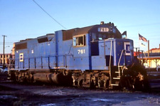 EMD 761 @ PORTLAND, OR_JULY 1988___ORIGINAL TRAIN SLIDE picture