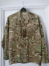 GENUINE BRITISH ARMY MTP CAMOUFLAGE COMBAT BARRACK SHIRT/JACKET WITH RANK SLIDE picture
