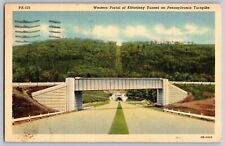 Pennsylvania - Western Portal of Kittatinny Tunnel - Vintage Postcard - Posted picture