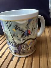CAFE ARTS COFFEE TEA MUG B. WILD HENRIKSEN IMPORTS THE HARLEQUIN'S CARNIVAL MIRO picture