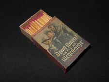 WW II German Army - SMOKING PIPE / CIGARETTE MATCHES & BOX - VERY RARE picture
