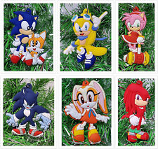Sonic Christmas Ornament 6 Piece Set BRAND NEW Featuring Cream the Rabbit picture