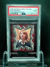 2005 Artbox Harry Potter Goblet Of Fire Ron Weasley #3 PSA 9 Mint  picture