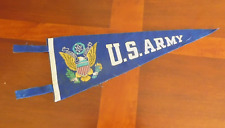 VINTAGE 1950's U.S. ARMY FELT PENNANT with EAGLE picture