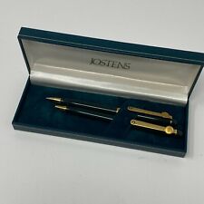 Vintage Jostens Colibri Pen + Mechanical Pencil Set In Original Gift Box - Gold picture