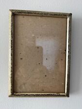 Vintage Picture Frame Gold Tone Metal 5 x7 Mid-Century picture
